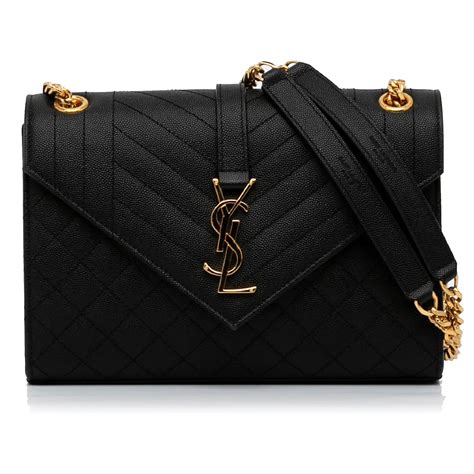 ysl monogram bag triquilt|Saint Laurent Envelope Triquilt Medium YSL Shoulder Bag in .